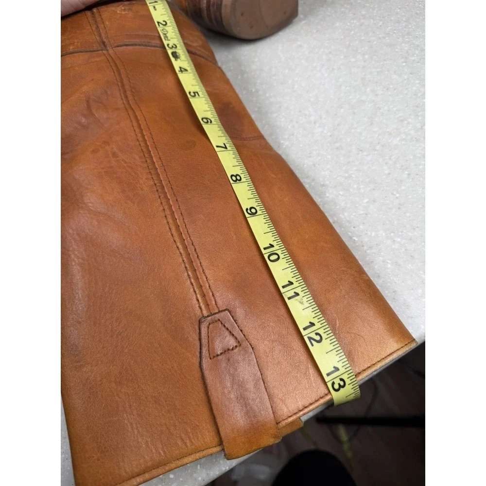 Vintage BIG THUNDER Rust Leather Campus Boots Made in the USA Men's 10.5D